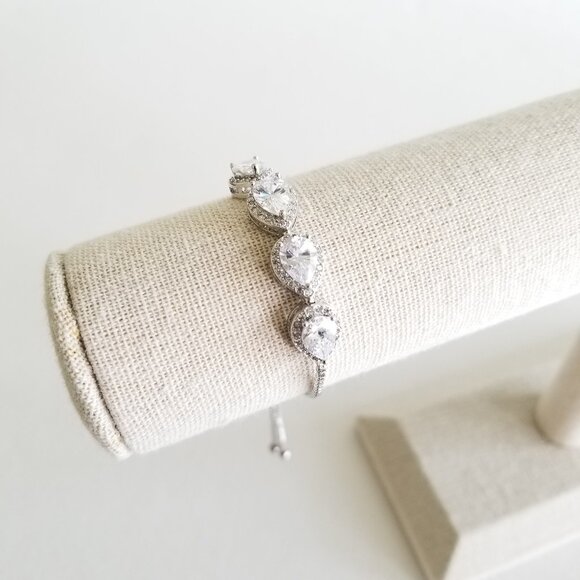 Cubic Zirconia Tennis Bracelet - Picture 3 of 5